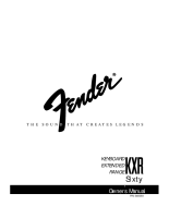 Fender KXR-60 - Owners Manual